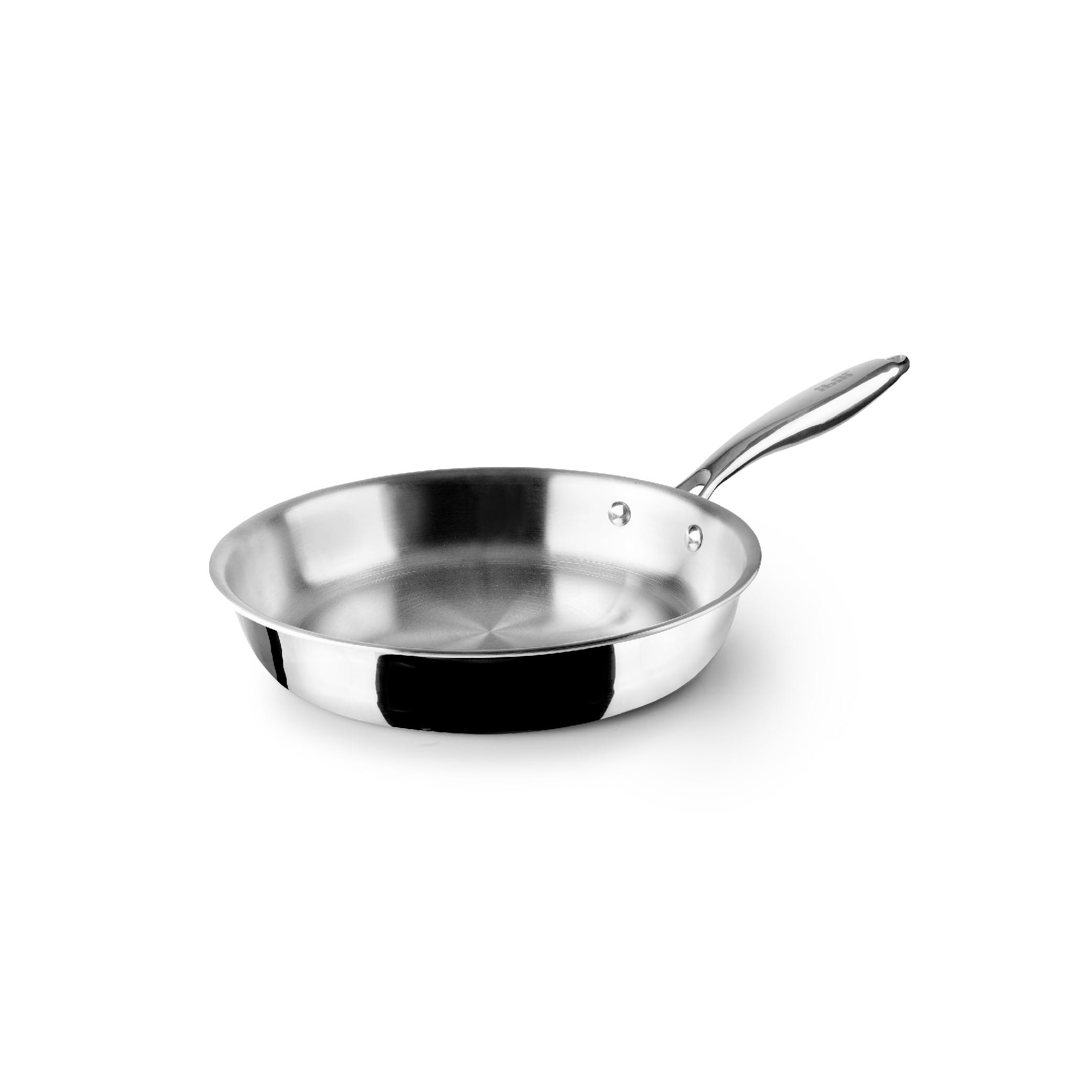 IBILI Sarten tricapa triply Natural, 20 cms, Acero inoxidable, Apto para induccion, sin antiadher