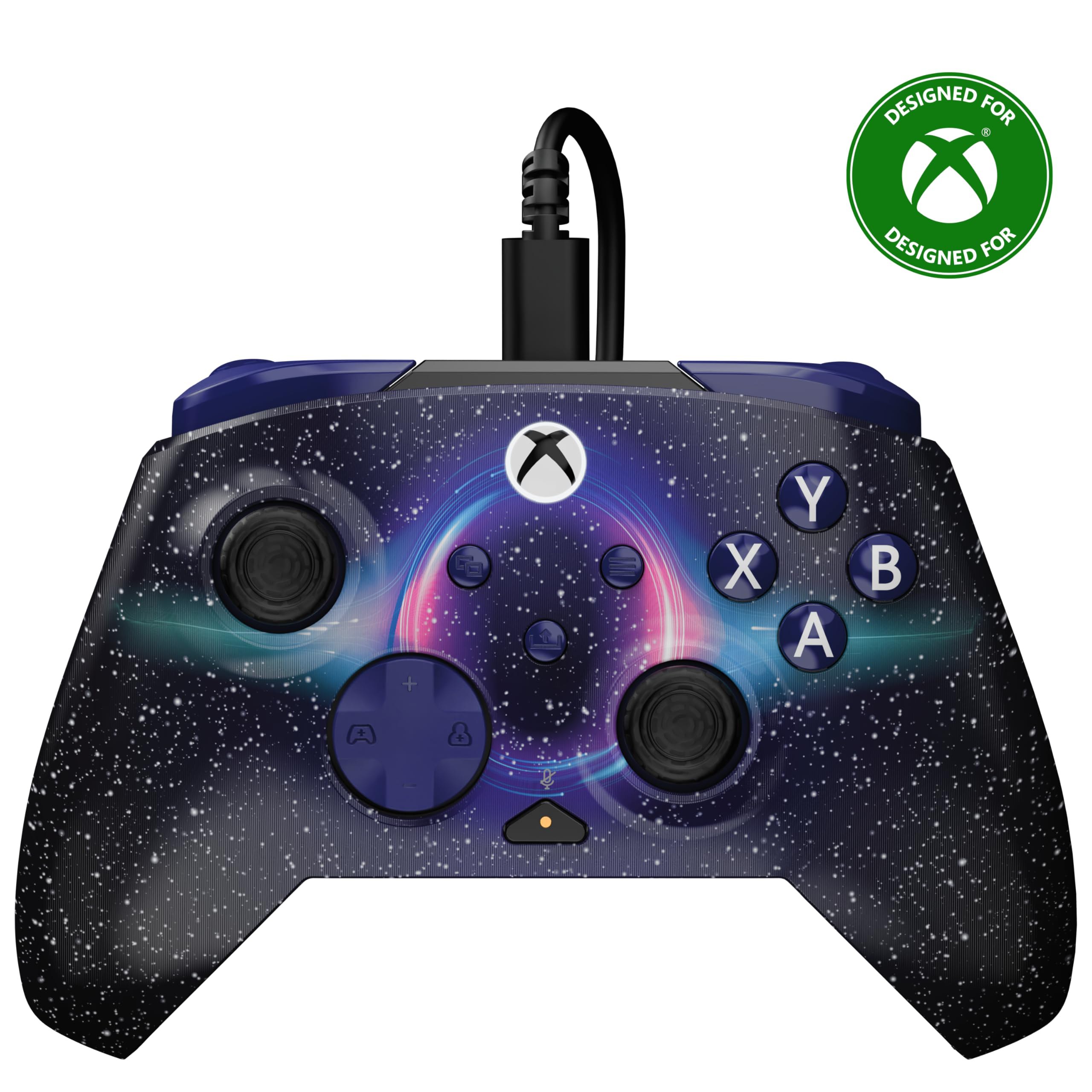 Turtle Beach Rematch Advanced Lenticular Dark Cosmos Mando de juego con cable. Con licencia para