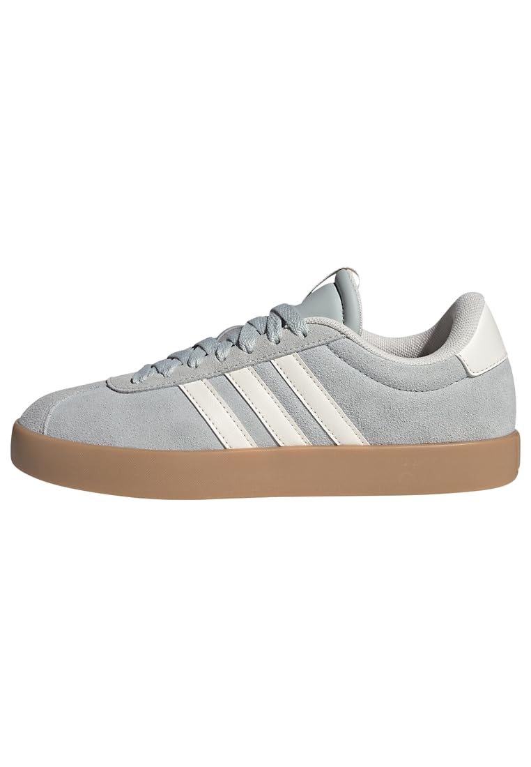 adidas Mujer VL Court 3.0 Shoes, Wonder Silver/Off White/Gum, 36 2/3 EU