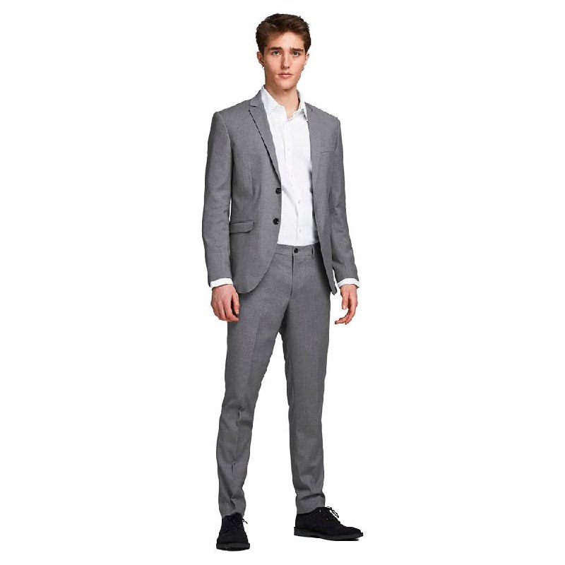 Jack & Jones Jprfranco Suit Noos, Traje Para Hombre, Light Grey Melange Fit:super Slim Fit, 54