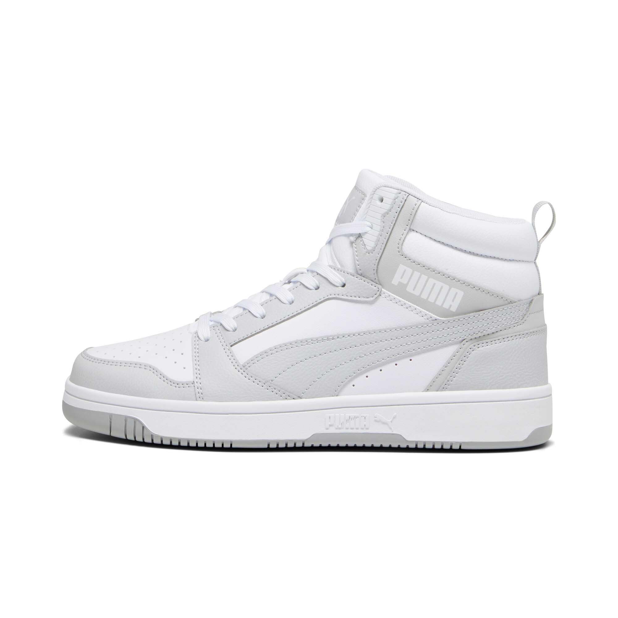 PUMA Rebound V6, Zapatillas Unisex adulto, Puma White Ash Gray, 42 EU