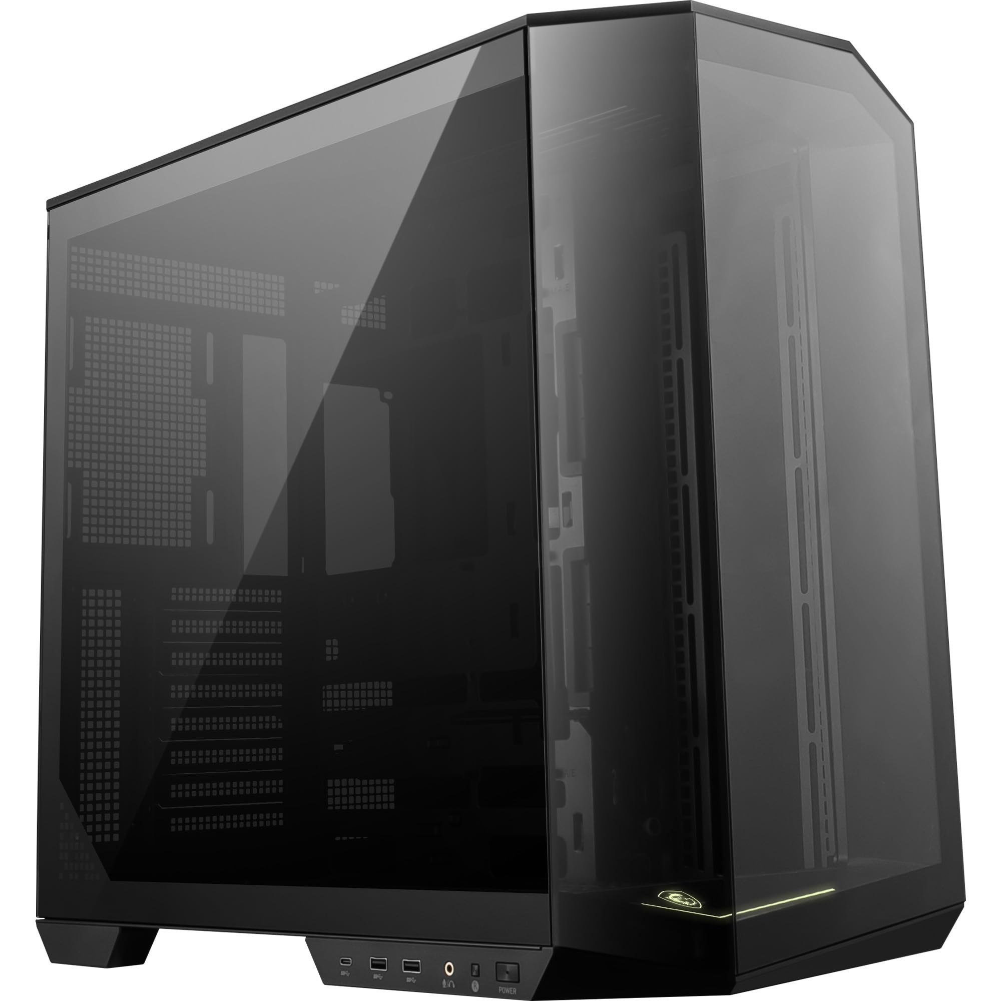 Msi Mag Pano 100L Pz - Caja Para PC Atx - Compatible Con Instalación De Tarjeta Gráfica Vertica