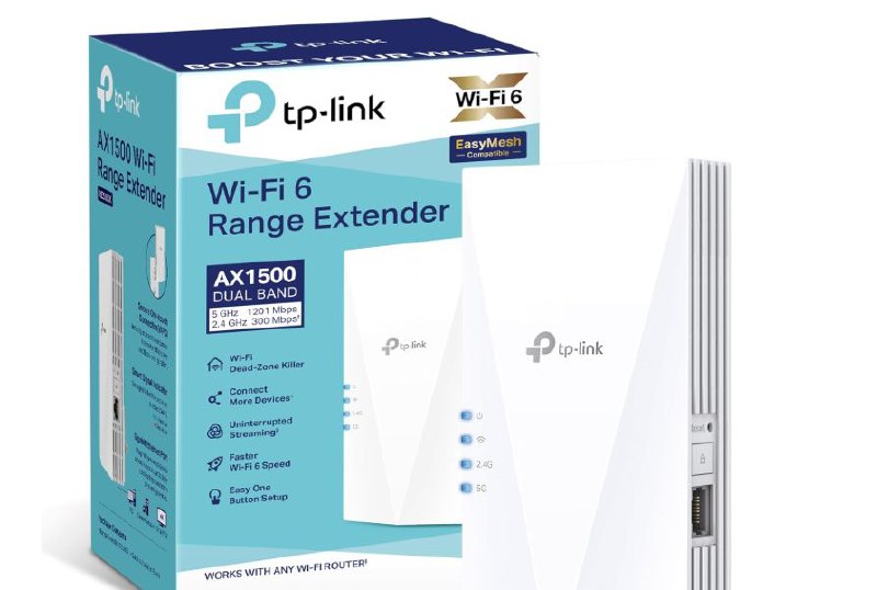 Tp-link re500x repetidor wifi 6 ax1500. Repetidor WiFi 6 que amplía la cobertur