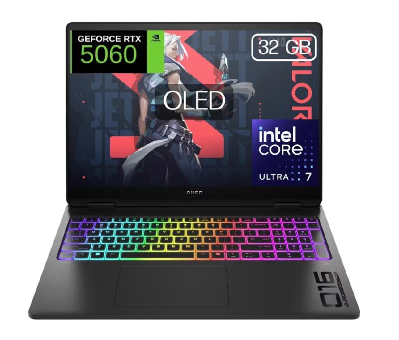 HP Omen Max - Ordenador Portátil Gaming 16" OLED 240Hz, 32GB RAM, 1TB