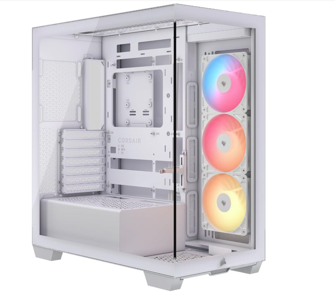 Caja PC Corsair 3500X RS-R ARGB Semitorre con 3 Ventiladores ARGB Incluidos. PV