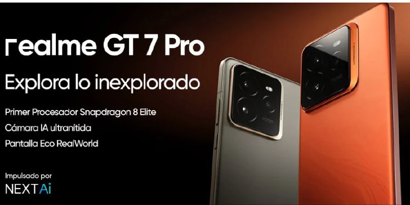 Realme GT 7 Pro 5G 12GB 256GB. Ojo a este móvil en el que podremos encontra