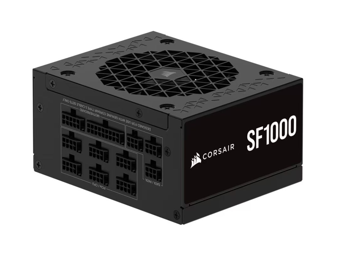 Corsair SF1000 (2024) Fuente SFX 1000W, 80 Plus Platinum, ATX 3.1, PCIe 5.1