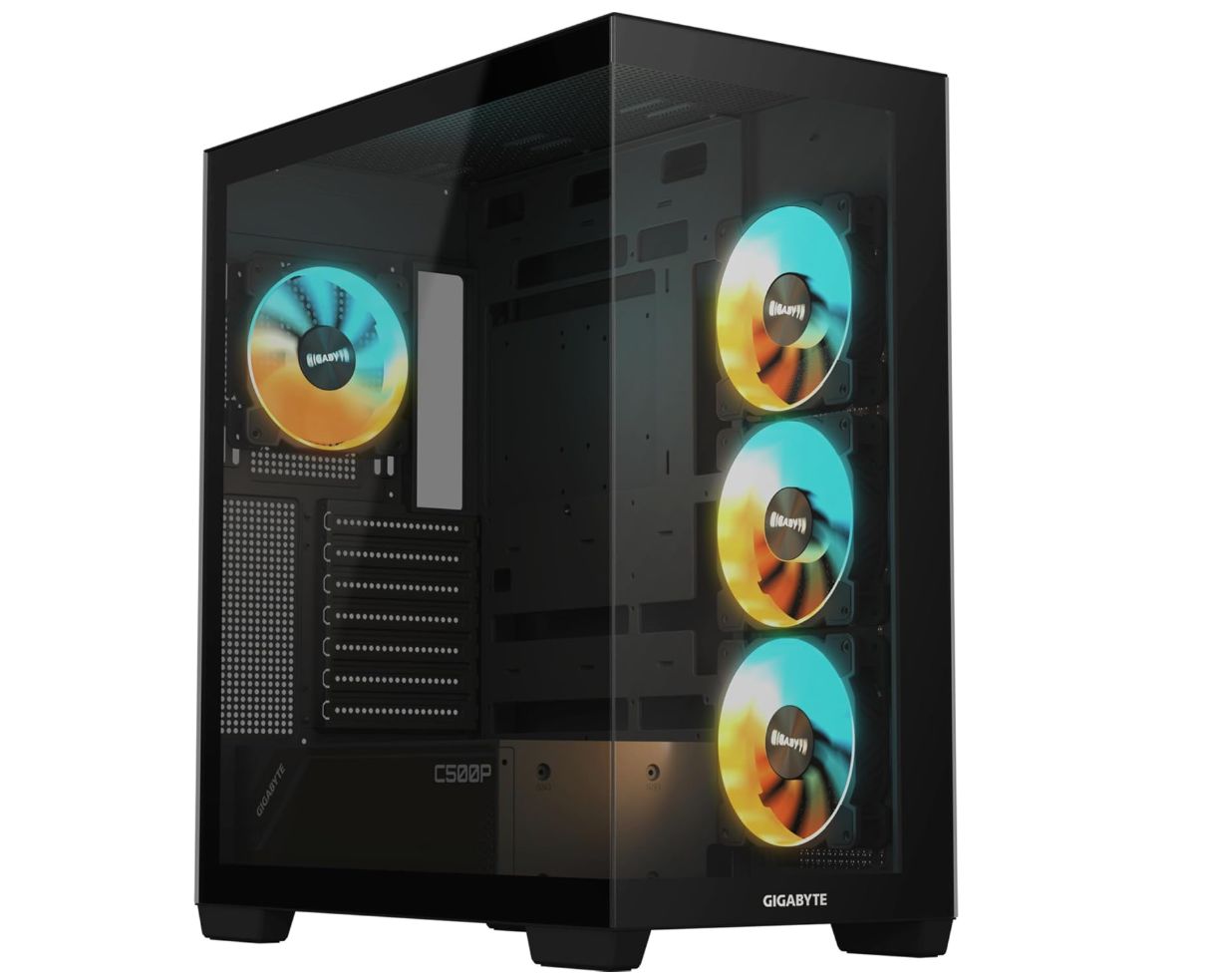 Gigabyte C500 Panoramic Stealth Caja PC Atx Cristal Templado. Torre Gaming Con D