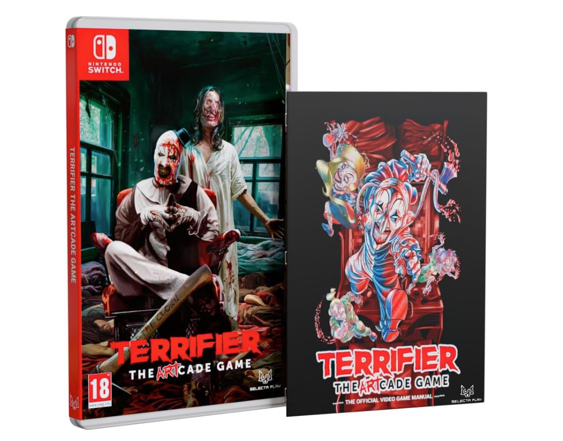 Terrifier The Artcade Game Nintendo Switch. Beat'em up con arte pixelado basado