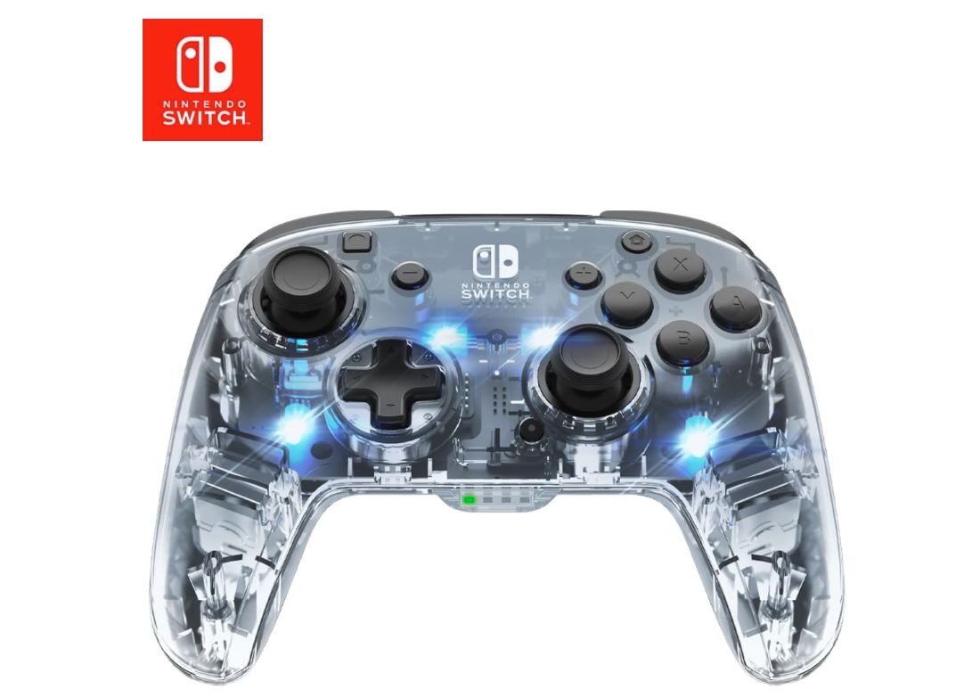 🛒 PDP Afterglow Deluxe Wireless Mando Nintendo Switch Gris Prismatic - 60% de descuento