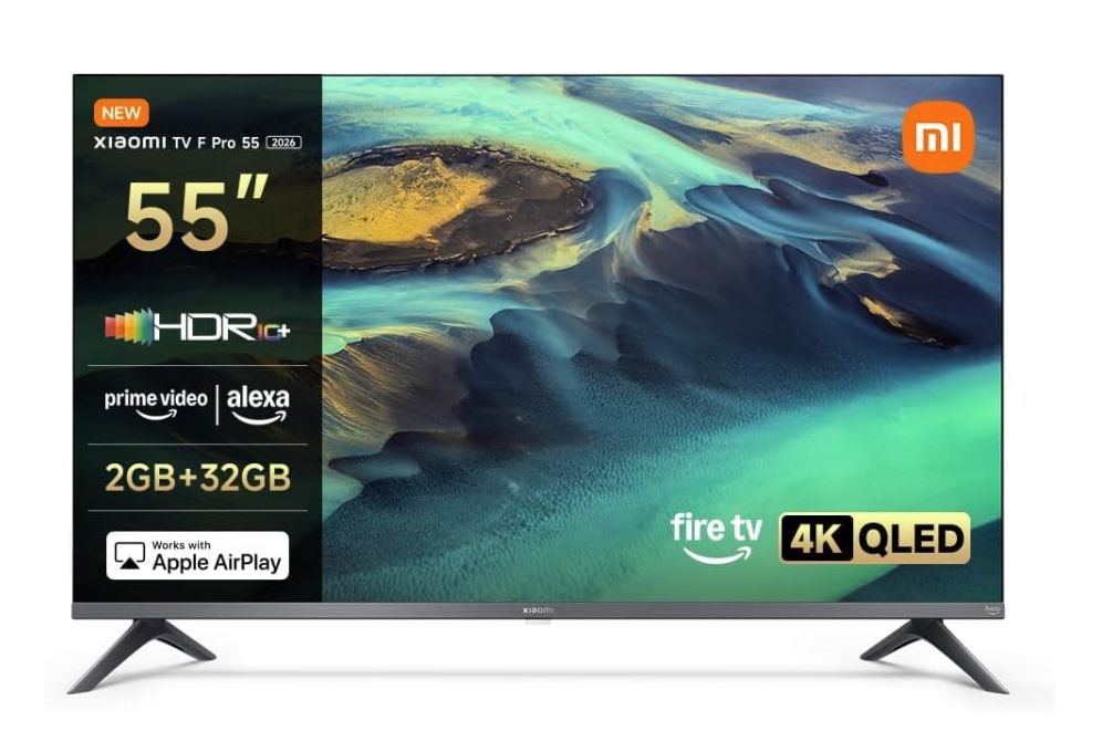 Xiaomi TV F Pro 55" 4K QLED Smart TV Fire OS8 120Hz 2026. #Amazon