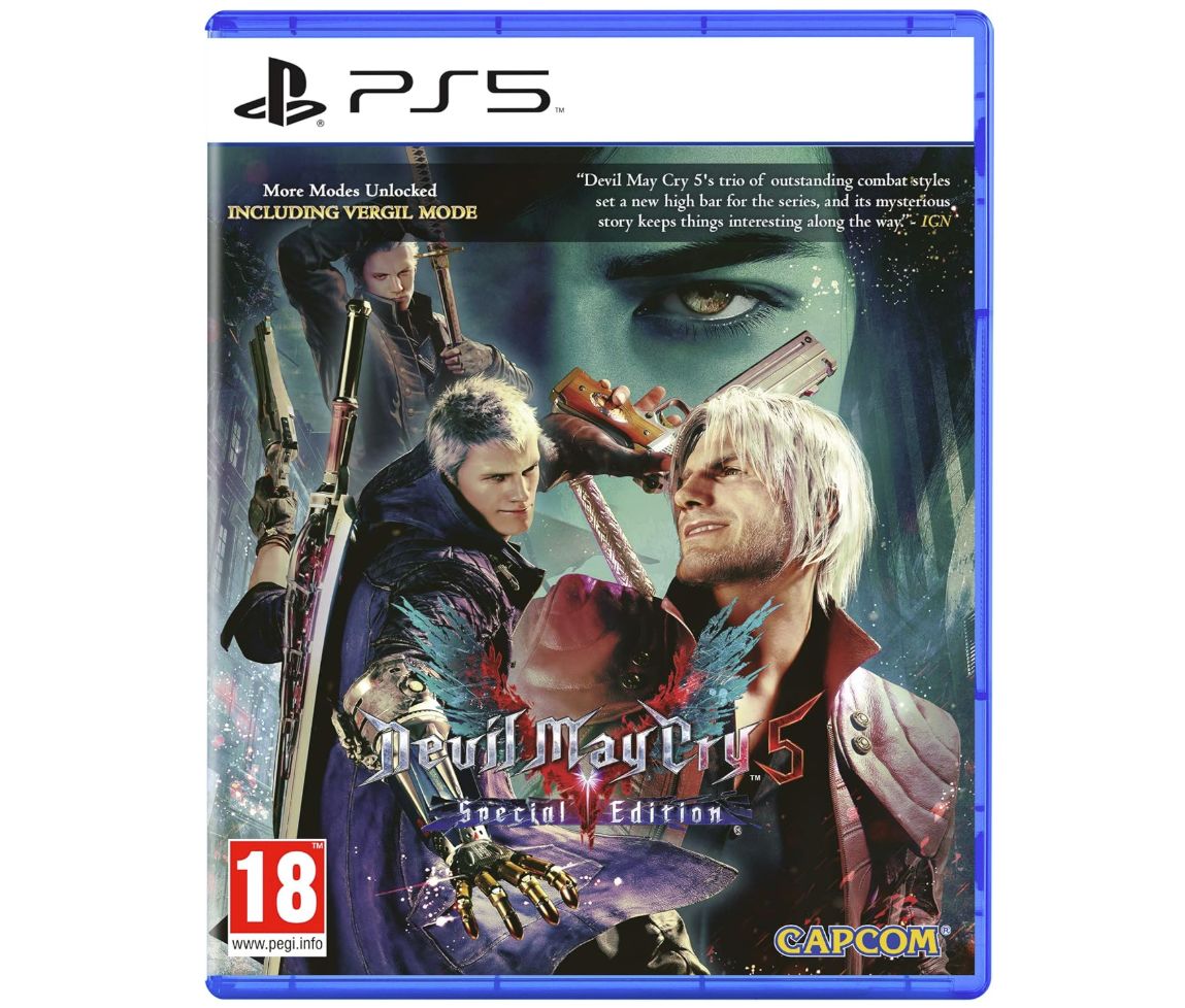 Devil May Cry 5 Special Edition PS5. Vergil jugable + modos Turbo, Caballero Osc