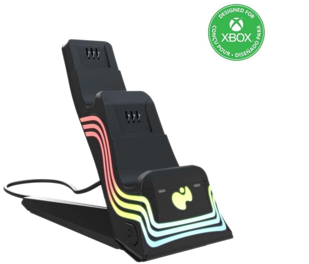 PDP Afterglow Wave Dual Charger Xbox Negro