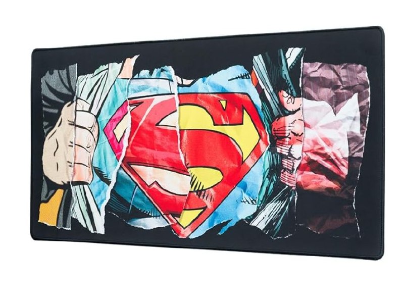 Grupo Erik Alfombrilla XXL Superman Marvel 80 x 35 cm. Neopreno de 4 mm con base