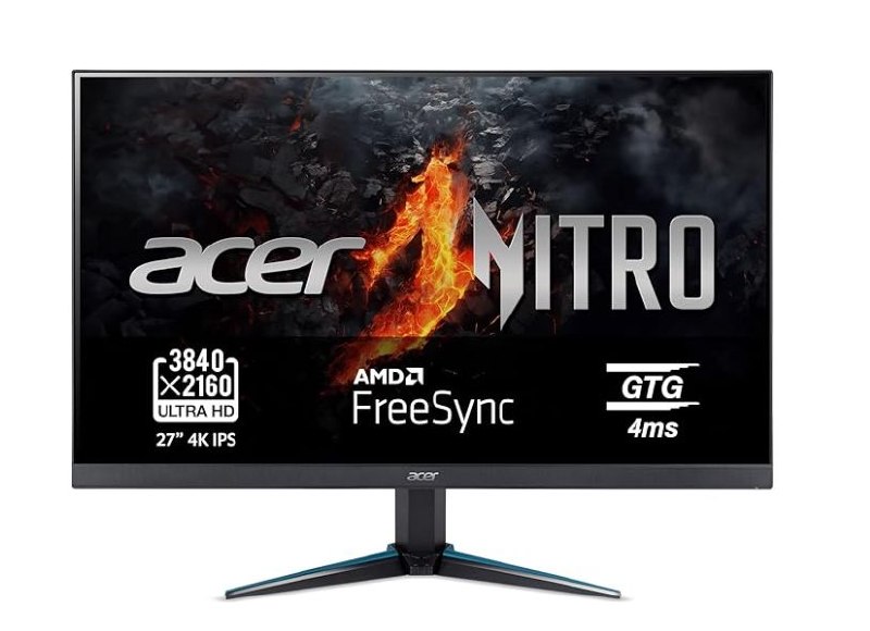 Acer Nitro Vg270K L Monitor Gaming 27" 4K UHD Ips 60 Hz. Panel Ips 4K UHD (3840X