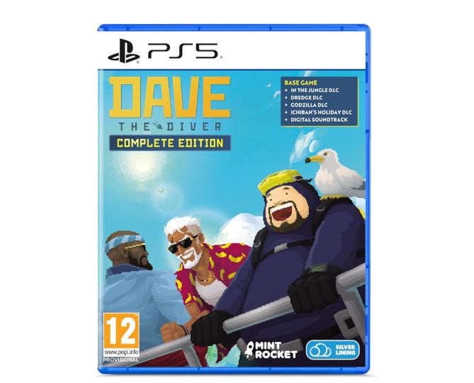 Dave the Diver Complete Edition PS5. Incluye juego base + 5 DLC (Godzilla, Dredg