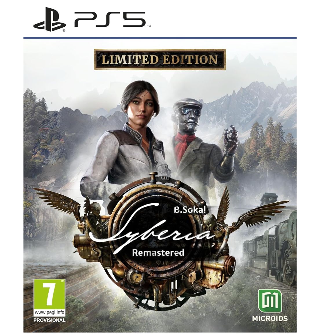 Syberia Remastered Limited Edition PS5. Edición física limitada de la aven