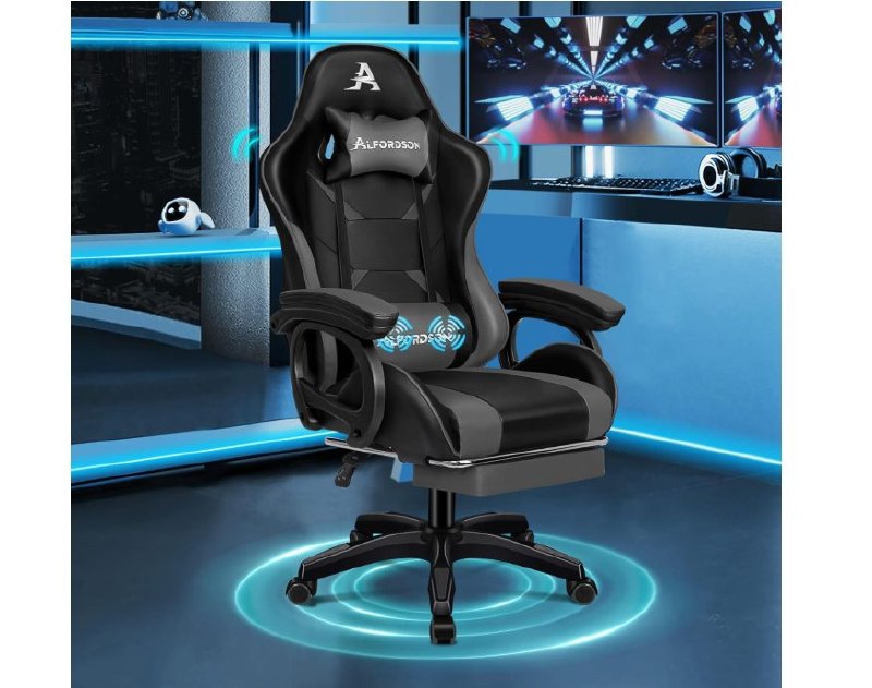 Alfordson Silla gaming ergonómica reclinable