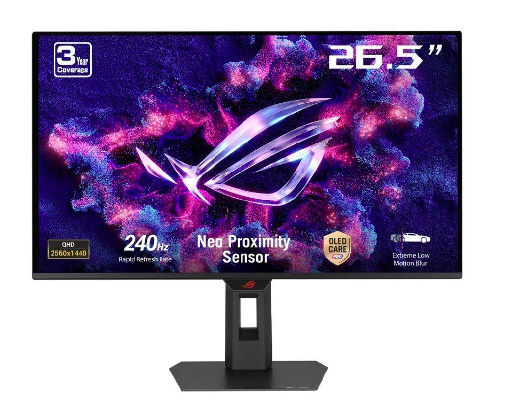 Asus Rog Strix Xg27Aqdmes Monitor Gaming 27" Qd-Oled 1440P 240Hz. Panel Qd-Oled