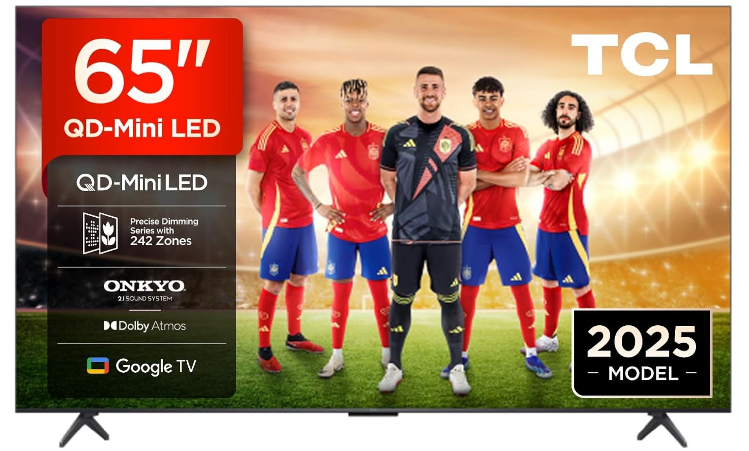 TCL 65Q6C 65" QD-Mini LED 4K 144Hz Smart TV. Panel QD-Mini LED con Halo Control