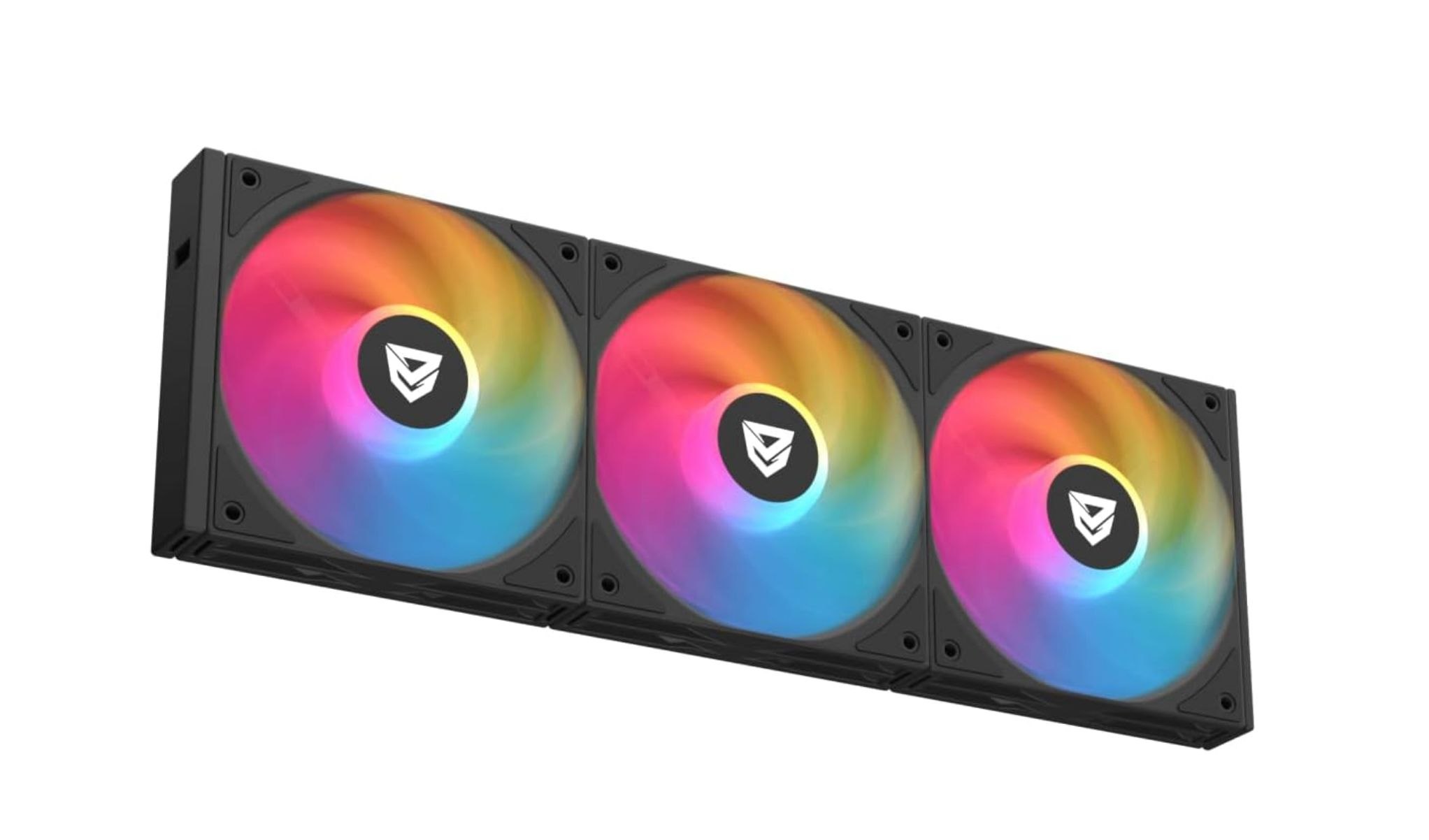 Pack 3 Nfortec Stellar Trifan Ventiladores ARGB 120mm. 47,21 CFM, 1.800 RPM y 22