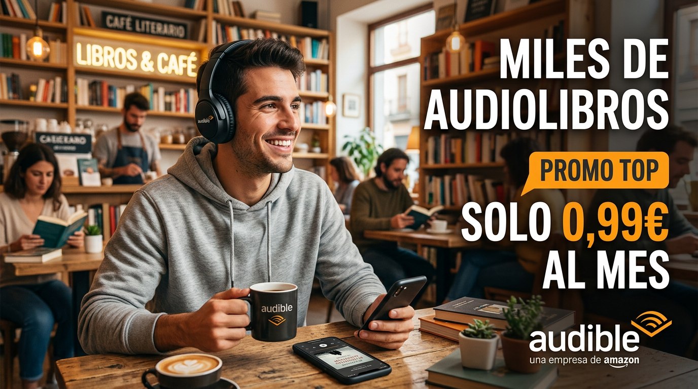 Audible A Solo 0.99€ Al Mes. Nueva Promoción De Amazon Donde Podemos Dis
