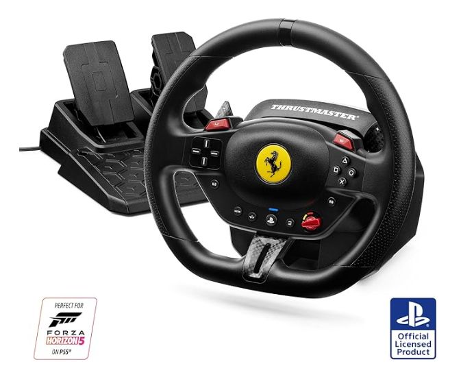 Thrustmaster T98 Ferrari 296 GTB Volante para PS5, PS4 y PC. Réplica a escala 7
