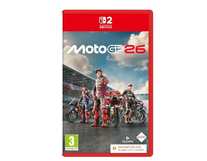 MotoGP 26 Nintendo Switch 2. Campeonato oficial 2026 con pilotos, equipos y moto