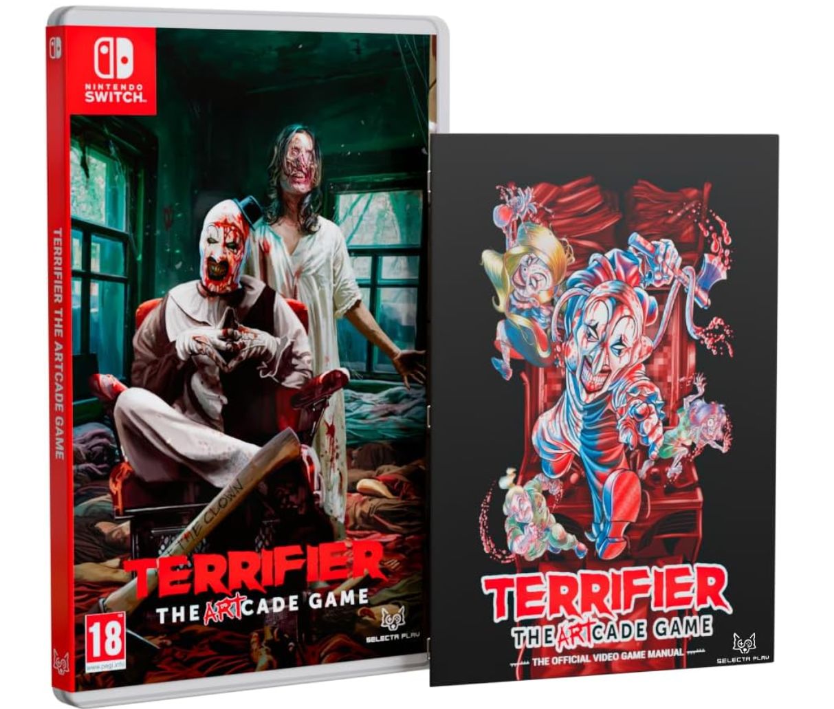 Terrifier The Artcade Game Nintendo Switch. Acción pixelada cooperativa local h