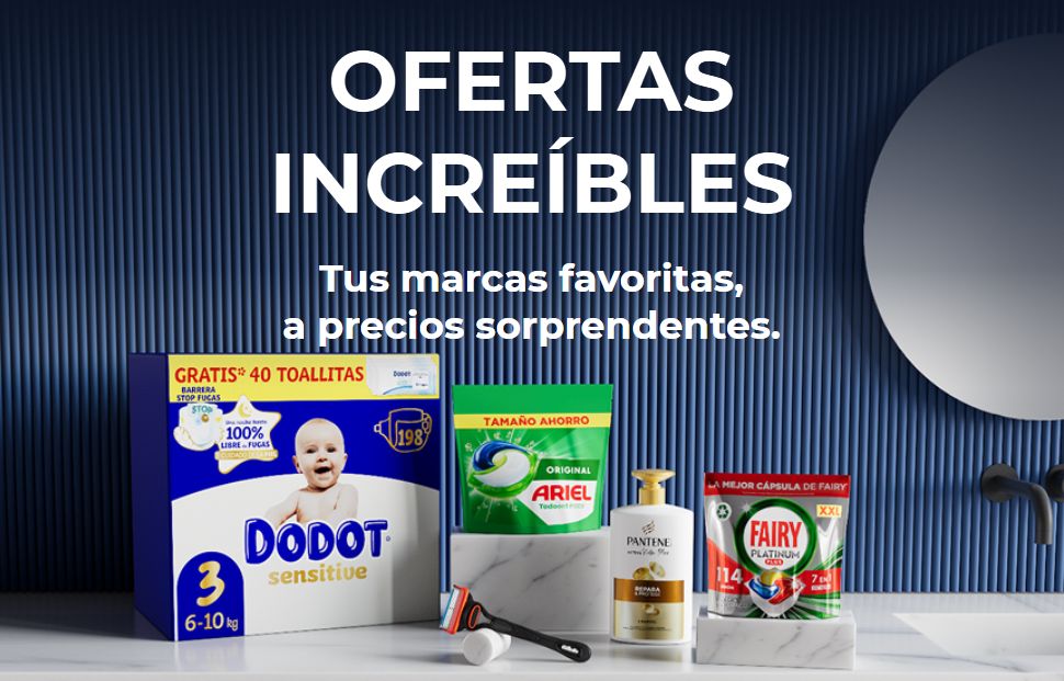 Ofertas Increíbles. Tus Marcas Favoritas En Pañales, Hogar Y Cuidado Person