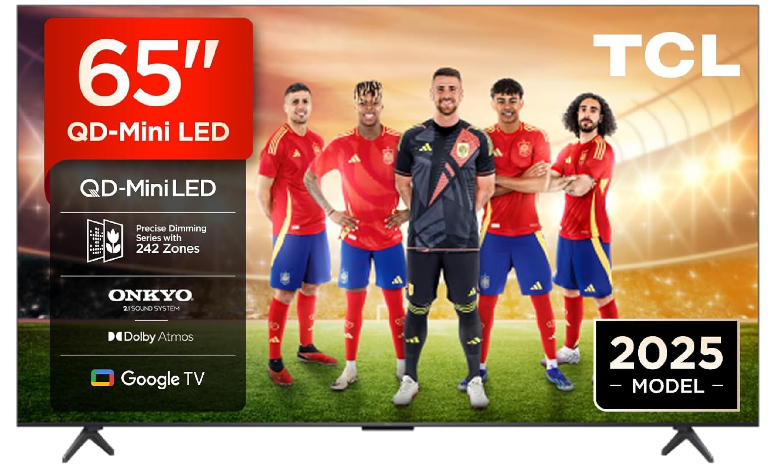 TCL 65Q6C 65" QD-Mini LED 4K 144Hz Smart TV. Panel QD-Mini LED con Halo Control