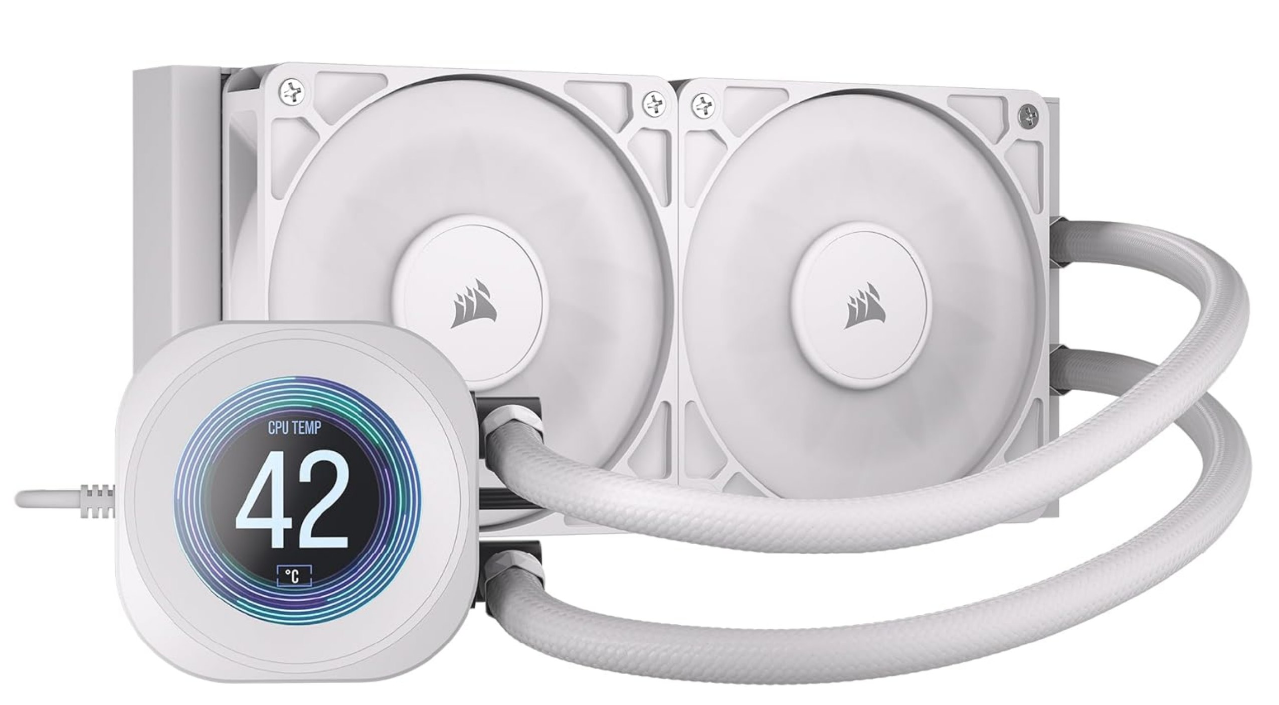 Corsair Nautilus 240 Rs Lcd Refrigeración Líquida CPU 240 Mm Blanco. Rl Aio De