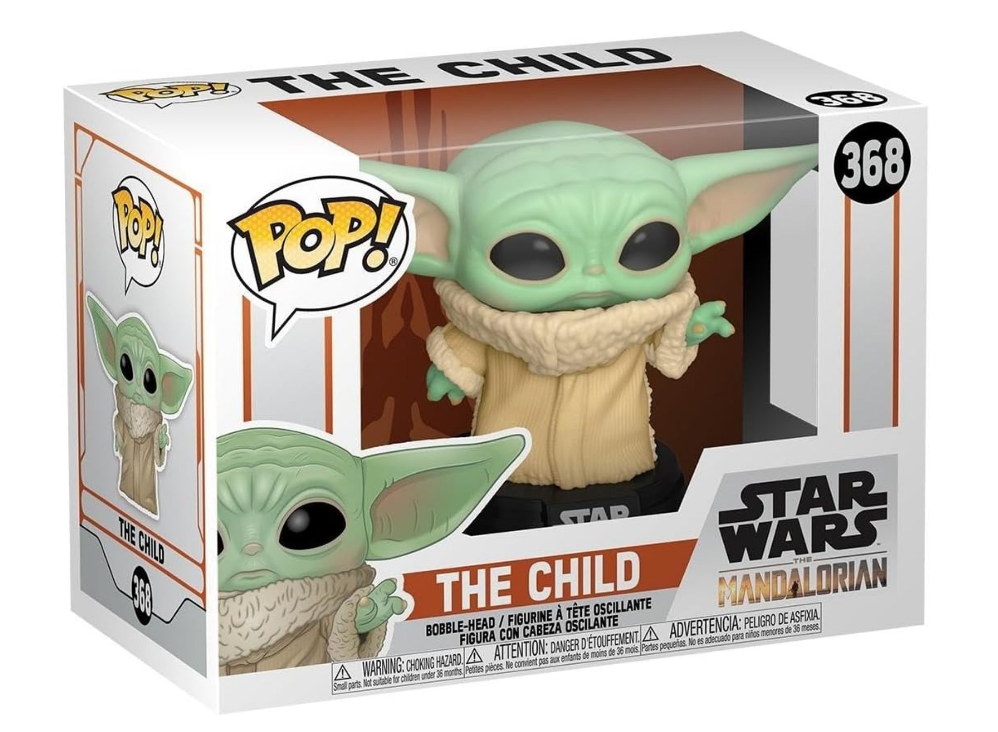 Funko Pop! Star Wars The Mandalorian Grogu Figura Coleccionable. Figura oficial