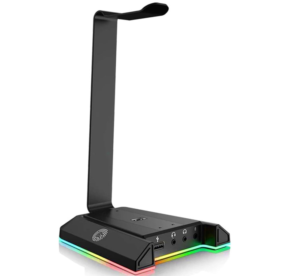 EKSA Soporte para Auriculares Gaming RGB de Aluminio. RGB con 3 modos (flujo, re