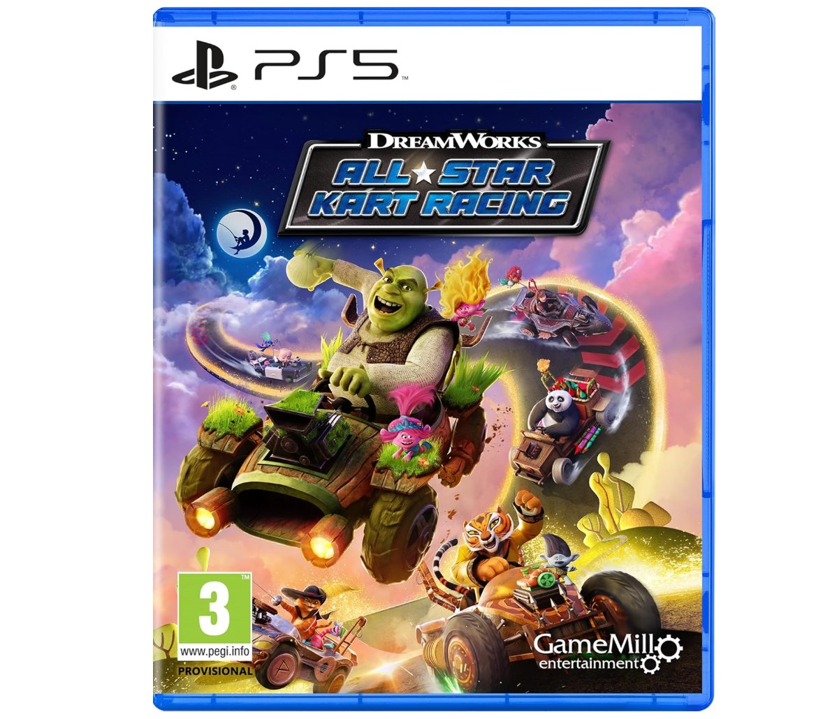 DreamWorks All-Star Kart Racing PS5. 20 karts personalizables con cientos de acc