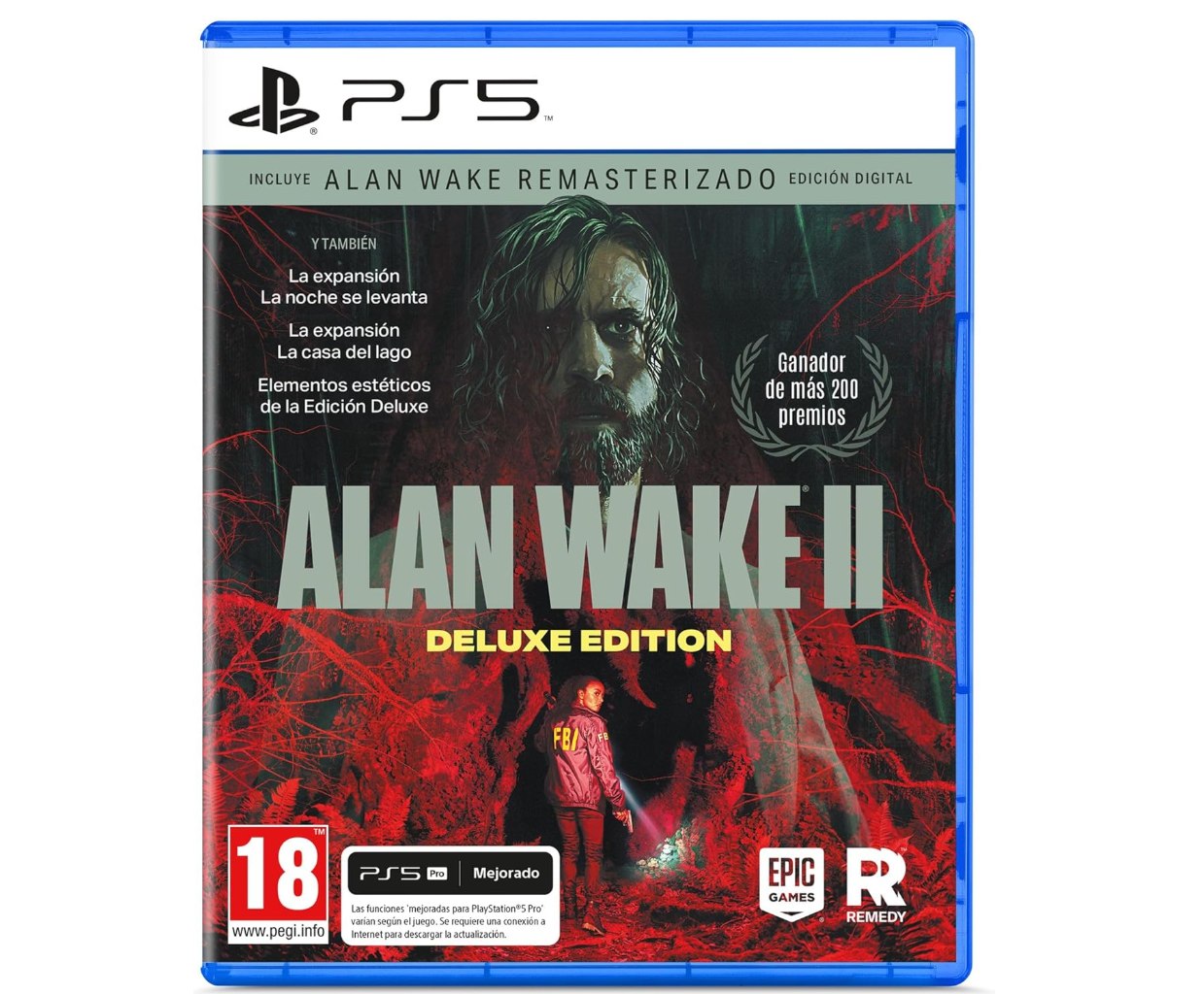 Alan Wake 2 Deluxe Edition PS5. Terror psicológico con 2 protagonistas jugables