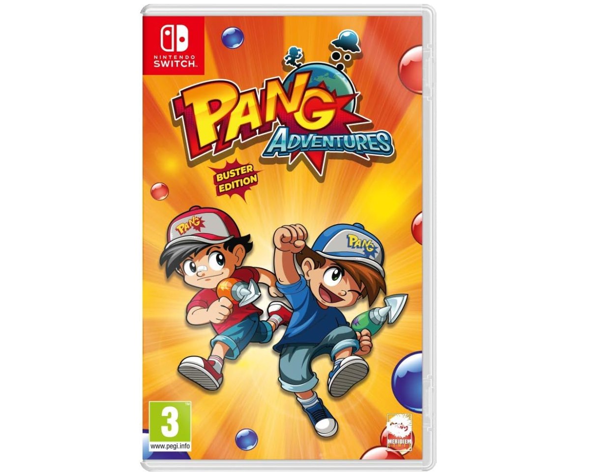 Pang Adventures Buster Edition Nintendo Switch. Clásico de reventar burbujas co