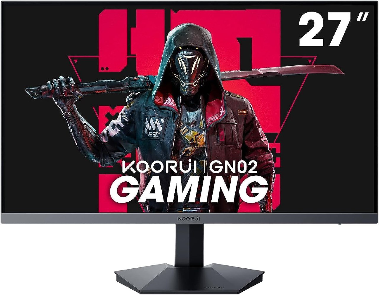 Koorui Monitor Gaming 27" 240Hz. Panel FHD con 240Hz, 1ms y Adaptive Sync. Cober