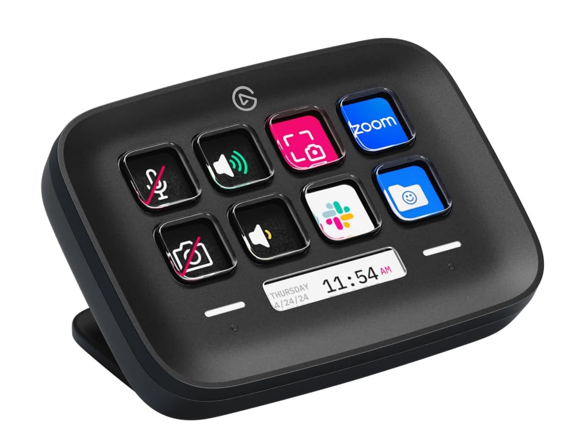 Elgato Stream Deck Neo 8 Teclas Controlador. 8 teclas LCD programables con retro
