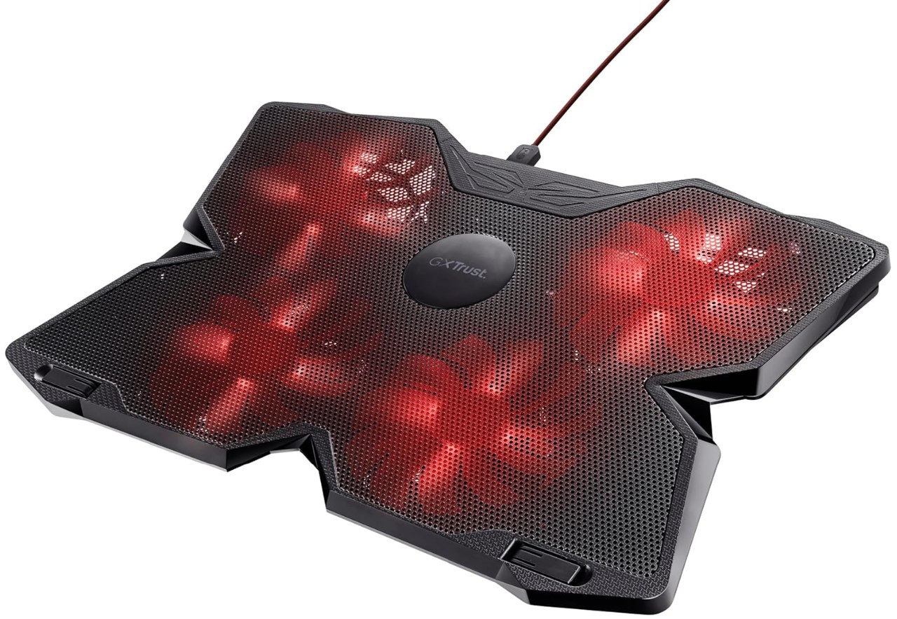 GXTrust 278 Yozu Base de Refrigeración para Portátiles 17,3". 4 ventiladores c