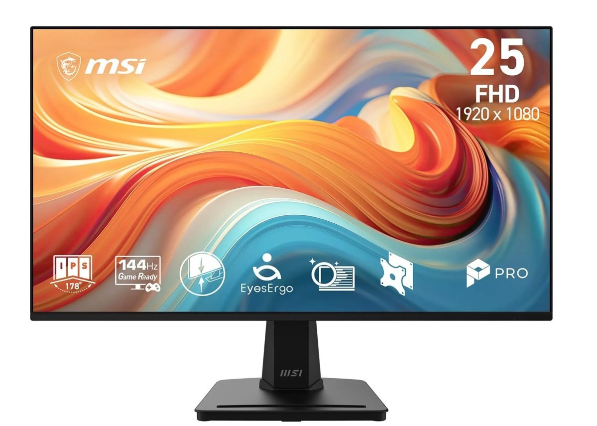 Msi Pro Mp251A E14L Monitor 24,5" FHD Ips 144 Hz. Panel Ips 1920X1080, 144 Hz, 1