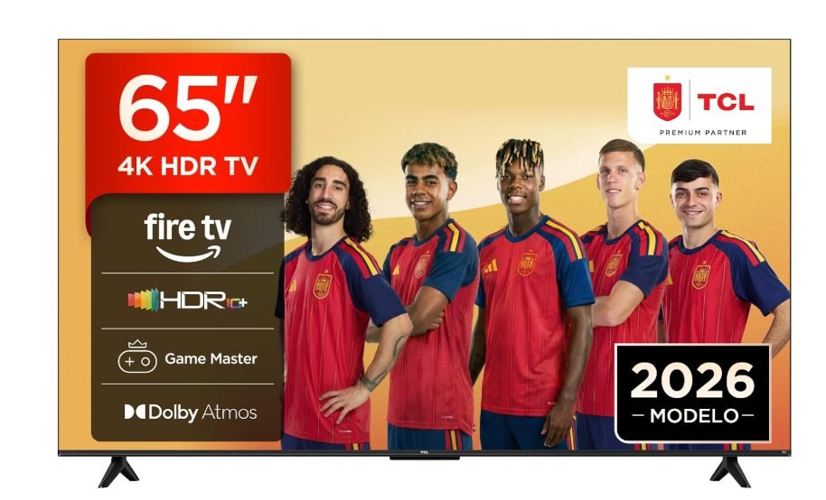 TCL 65V6D Televisor 65 Pulgadas 4K UHD Smart TV. Fire TV con Alexa integrado. HD