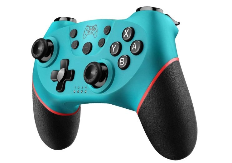 Diswoe Mando Inalámbrico para Switch/PC. Función turbo y despertar. Sensor gir