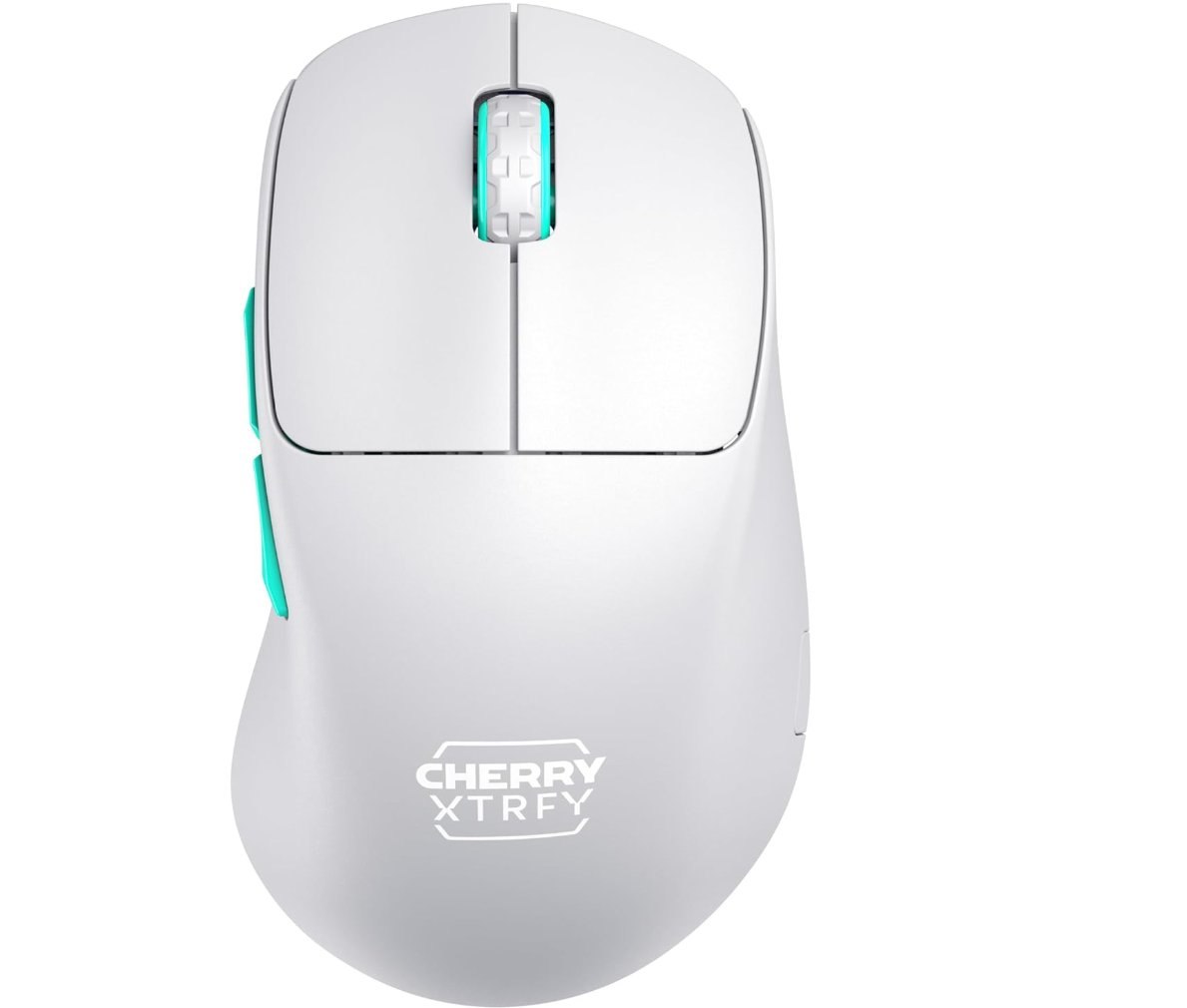 Cherry Xtrfy M64 Ratón Inalámbrico Gaming Blanco. Sensor óptico, 2.4 GHz, 53