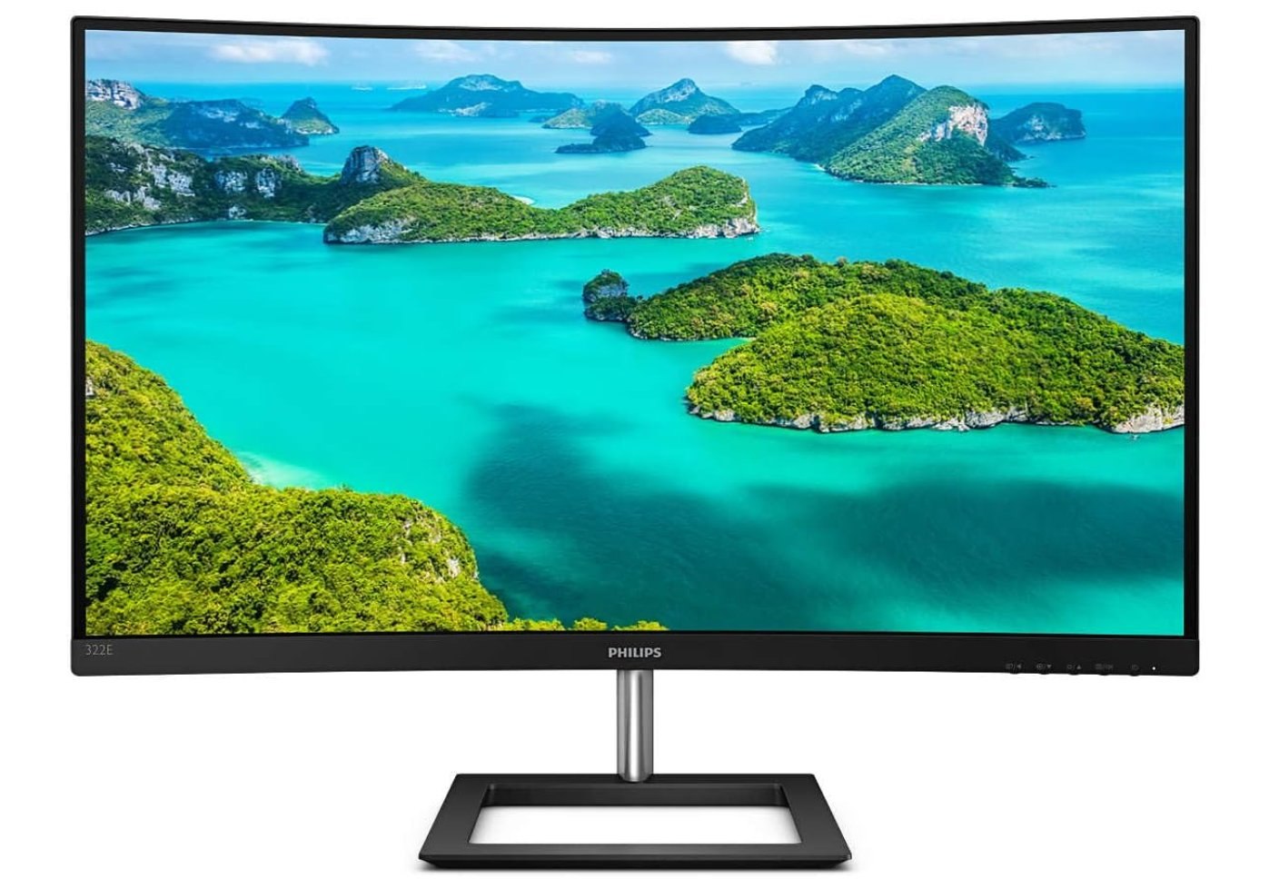 Philips 322E1C Monitor Curvo 32". Panel VA curvo 1500R, Full HD, 75Hz, 4ms, Free