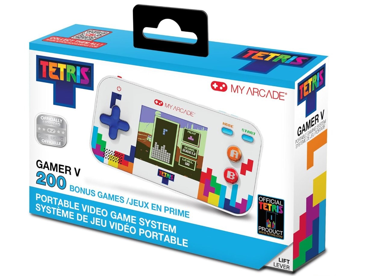 My Arcade Tetris Gamer V 201 Juegos. Pantalla a color de 2,5 pulgadas y altavoz