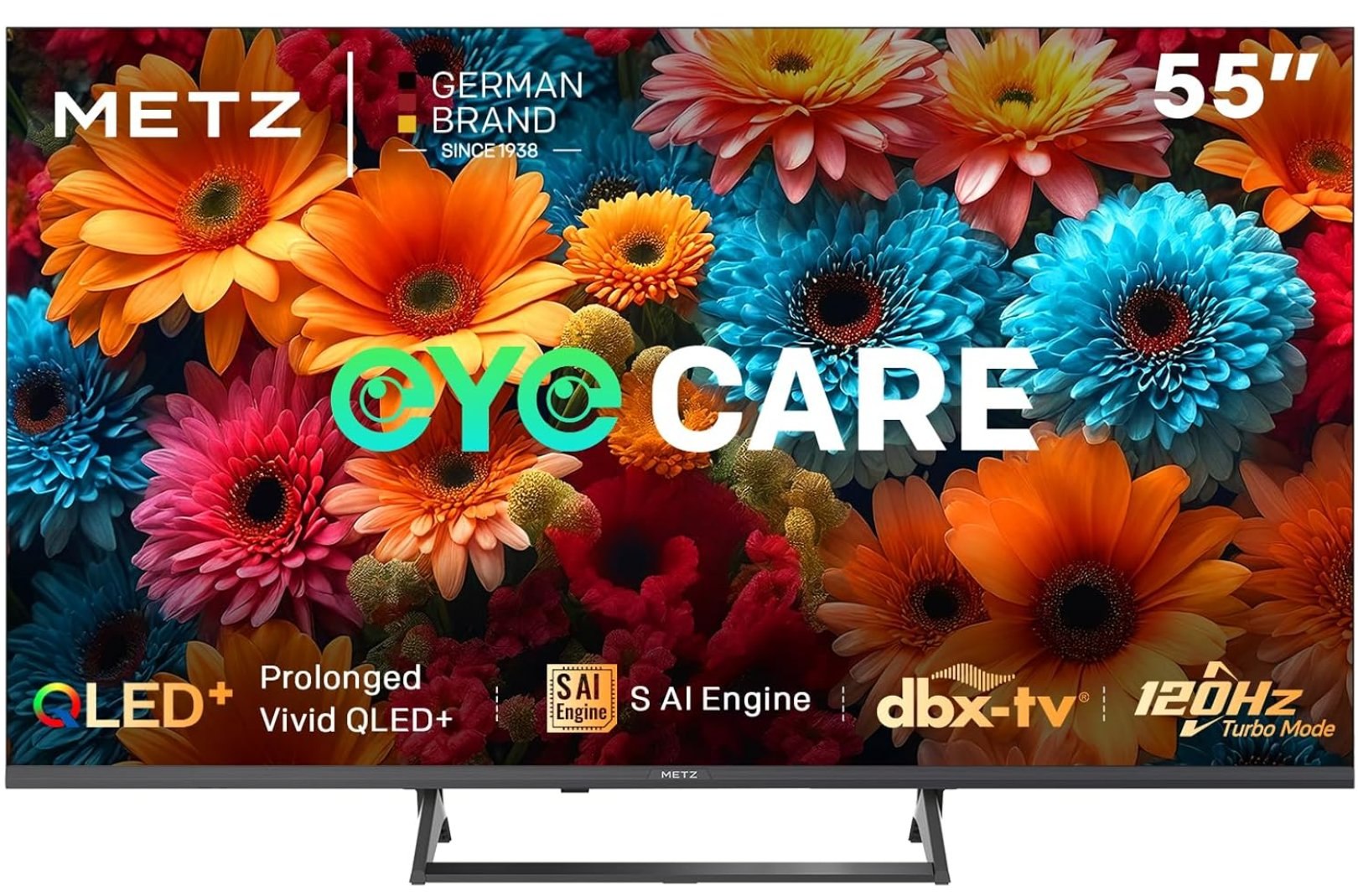 Metz 55" MQF7500Z QLED 4K Smart TV. Panel QLED Gen 5 con capa de cristal de zafi