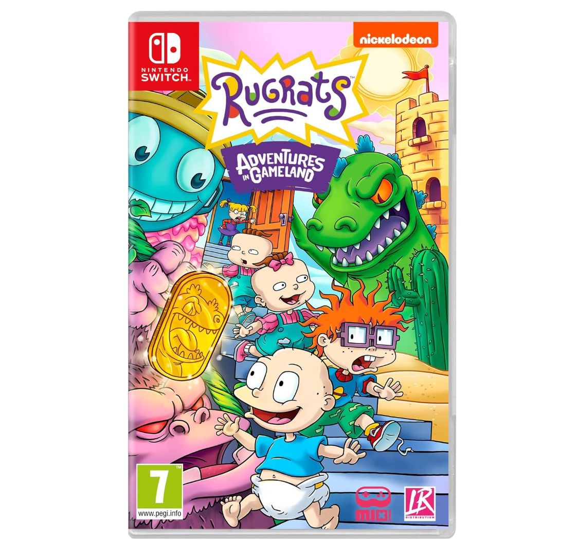 Rugrats Adventures in Gameland Nintendo Switch. Plataformas con 6 niveles en la
