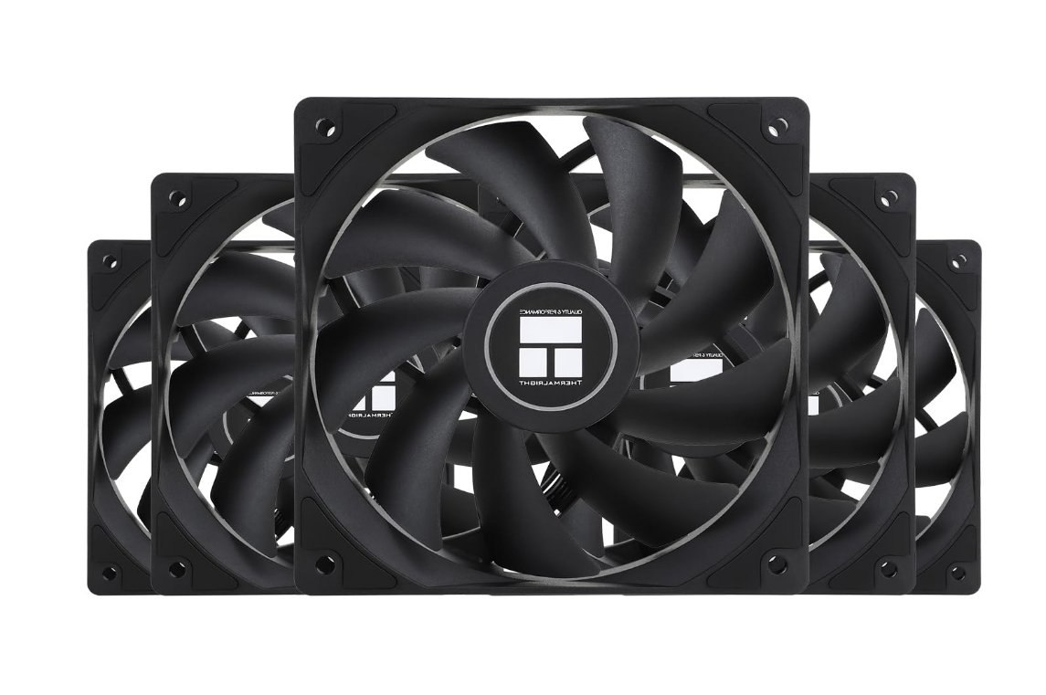 Thermalright TL-C12C X5 Pack 5 Ventiladores 120mm PWM. 1550 RPM con control PWM