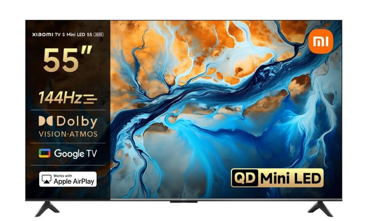 Xiaomi TV S Mini 55" QD-Mini LED Google TV. QD-Mini LED con 1200 nits de brillo